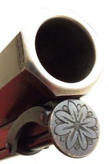 Bond (London) pair .65 caliber percussion belt pistols, octagon, engraved, cased, layaway - 6 of 15