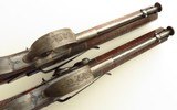 Lang (London) pair percussion belt pistols, .590-inch bore diameter, cased, layaway - 5 of 14