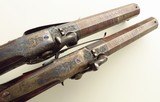 Lang (London) pair percussion belt pistols, .590-inch bore diameter, cased, layaway - 4 of 14