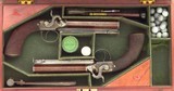 Pair Blake (London) percussion belt pistols, .678-inch bore diameter, safeties, cased, layaway - 12 of 12
