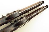 Pair Blake (London) percussion belt pistols, .678-inch bore diameter, safeties, cased, layaway - 5 of 12