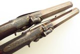Pair Blake (London) percussion belt pistols, .678-inch bore diameter, safeties, cased, layaway - 4 of 12