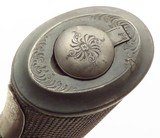 Reilly (London) percussion belt pistol, Damascus, .590-inch bore diameter, cased, layaway - 9 of 12