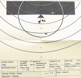 Heckler & Koch P7 9mm, 1980, box, target, papers, great bore, 80%, layaway - 8 of 9