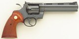 Colt Python .357 Magnum, 1979, six-inch, great bore, superb action, over 95%, layaway