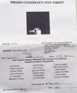 Wilson Combat Spec-Ops 9 9mm, 2010, six 16-rounds mags, bag, target, papers, over 95 percent, layaway - 8 of 8