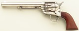 First year Colt Single Action Army Pinch Frame serial 85 (5x), nickel, Burdick note, leather, interesting family history - 3 of 14