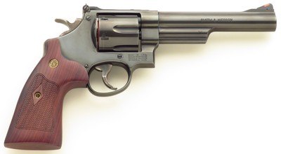 Smith & Wesson 57-6 Classic .41 Magnum, six-inch, case, pristine bore, 97 percent