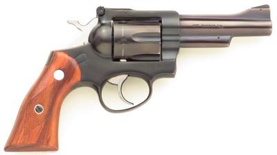 First year production (1972) Ruger Security-Six .357 Magnum, four inch, adjustable, wood grips, 95 percent