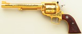 Ruger Super Blackhawk .44 Magnum, gold, etched, 