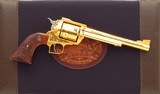 Ruger Super Blackhawk .44 Magnum, gold, etched, 