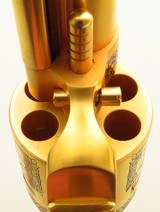 Ruger Super Blackhawk .44 Magnum, gold, etched, 
