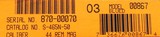 Ruger Blackhawk .44 Magnum, 50 Years / Anniversary, 2006, 6.5, flat top, fluted cylinder, early Prescott production, cased, appears unfired - 9 of 9
