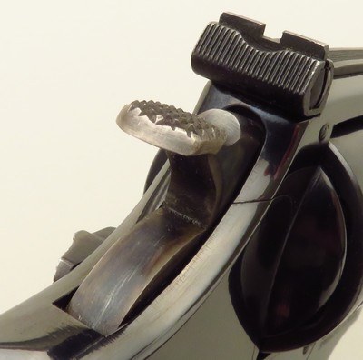 Smith & Wesson Model 51 .22 Magnum, 3.5-inch pinned, 1970, extra .22 LR cylinder, 95%, layaway - Image 6 of 8