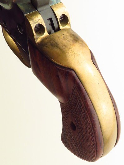 Custom Ruger Single Six .17 HMR, 14-inch fluted, color case, brass bird's head, bipod, rail, layaway - Image 8 of 10