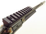 Custom Ruger Single Six .17 HMR, 14-inch fluted, color case, brass bird's head, bipod, rail, layaway - Image 4 of 10