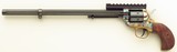 Custom Ruger Single Six .17 HMR, 14-inch fluted, color case, brass bird's head, bipod, rail, layaway - Image 3 of 10