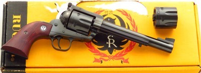 Ruger Blackhawk Buckeye special edition .38-40 Winchester & 10mm, 1990, 6.5, serialed cylinders, box, 98 percent and likely unfired - Image 1 of 9