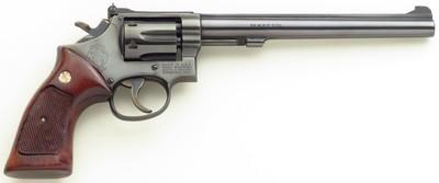 Smith & Wesson 48-4 .22 Magnum, 1980, 8.375-inch pinned, recessed, three holsters, 95 percent - Image 2 of 11