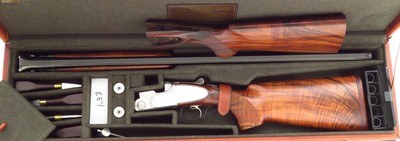 Beretta S04 Trap 12 gauge, 30-inch, two stocks, Precision tubes, cased, strong condition, layaway - Image 15 of 15