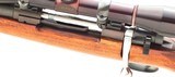 Left hand Mathieu Arms .270 Winchester, Mathieu action serial 1039, claw, rust blue, AA-walnut, Leupold, great bore, layaway - Image 7 of 14