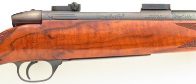 Left hand German Weatherby Mark V 7mm Weatherby Magnum, early serial P15283, small safety, 24-inch barrel - Image 6 of 11