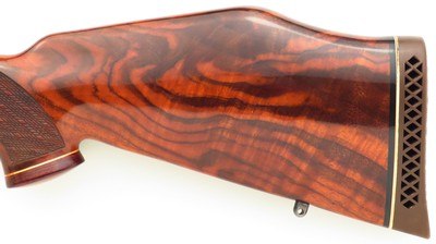 Left hand German Weatherby Mark V 7mm Weatherby Magnum, early serial P15283, small safety, 24-inch barrel - Image 9 of 11