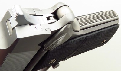 Terry Tussey custom Detonics StreetMaster .45 ACP, stainless steel, heavy NM barrel, reliability package, trigger tune, appears unfired, layaway - Image 6 of 8