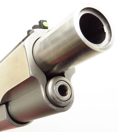 Terry Tussey custom Detonics ScoreMaster .451 Detonics Magnum, two extra .45 ACP barrels, quantity of ammo and brass, provenance, box, 95%, layaway - Image 7 of 12