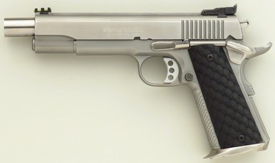Terry Tussey custom Detonics ScoreMaster .451 Detonics Magnum, two extra .45 ACP barrels, quantity of ammo and brass, provenance, box, 95%, layaway - Image 3 of 12
