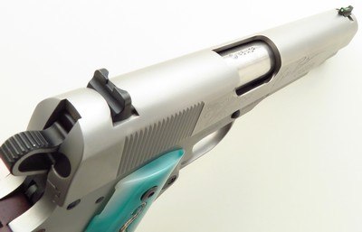 Reeder custom Dragonslayer .45 ACP, stainless steel Para-Ordnance 1911, tuned trigger, 97 percent - Image 3 of 7