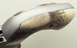 Gary Reeder Grip Reaper .500 S&W Magnum, 4-inch, Mag-Na-Port, round butt,sambar stag grips, tight, at least 95%, layaway - Image 7 of 8
