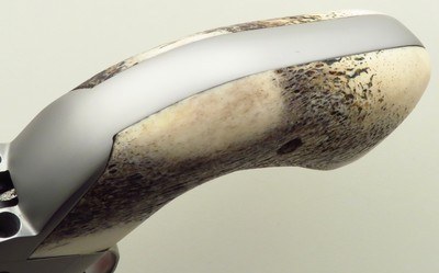 Gary Reeder Grip Reaper .500 S&W Magnum, 4-inch, Mag-Na-Port, round butt,sambar stag grips, tight, at least 95%, layaway - Image 7 of 8