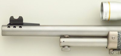 Wild West Co-Pilot .50 Alaskan, 18-inch, ported, stainless, big loop, Leupold, sights, case, unfired, layaway - Image 10 of 11