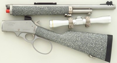 Wild West Co-Pilot .50 Alaskan, 18-inch, ported, stainless, big loop, Leupold, sights, case, unfired, layaway - Image 1 of 11