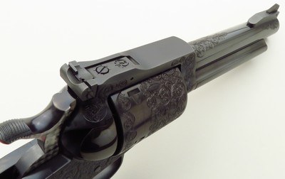 Custom Ruger Bisley .500 S&W Special, 5.5-inch, engraved, jeweled, 97 percent, layaway - Image 3 of 10