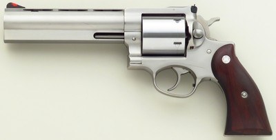 Bowen custom Ruger Redhawk .500 Linebaugh, six-inch Dan Wesson stainless barrel shroud, five-round cylinder, pristine bore, layaway - Image 2 of 7