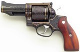 Bowen custom Redhawk .50 Special, engraved, jeweled, 3.5-inch, ported, round butt, unfired, layaway - Image 2 of 9