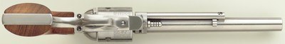 Bowen custom stainless Vaquero .44 Paradox, Bisley cylinder, likely showing in Bowen's book, great bore, layaway - Image 4 of 8