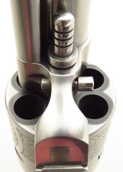 Bowen custom stainless Vaquero .44 Paradox, Bisley cylinder, likely showing in Bowen's book, great bore, layaway - Image 6 of 8