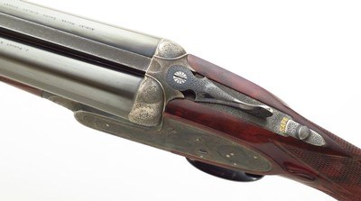 Purdey 12 gauge, 1967, 30-inch V/F, pigeon rib, 2.75, ejectors, 8.0 pounds, 14.55 LOP, strong bores, on face, 60% colors, layaway - Image 7 of 15