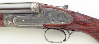 Purdey 12 gauge, 1967, 30-inch V/F, pigeon rib, 2.75, ejectors, 8.0 pounds, 14.55 LOP, strong bores, on face, 60% colors, layaway - Image 6 of 15