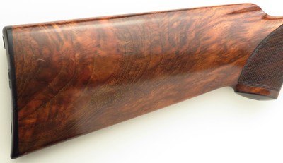 Merkel 447SL 20 gauge, 2006, 28-inch, Briley tubes, three-inch, ejectors, sidelock, clips, Richter engraving, 6.4 pounds, 14.25 LOP, 95%, layaway - Image 9 of 15