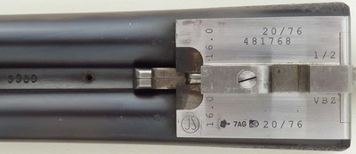Merkel 447SL 20 gauge, 2006, 28-inch, Briley tubes, three-inch, ejectors, sidelock, clips, Richter engraving, 6.4 pounds, 14.25 LOP, 95%, layaway - Image 15 of 15