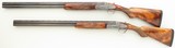 Famars Excalibur BLX 20 pair, 1999, 29.25-inch, tubes, 3-inch, ejectors, extra detachable triggers, engraved, 14.65 LOP, high condition, case, layaway - Image 3 of 15