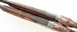 Famars Excalibur BLX 20 pair, 1999, 29.25-inch, tubes, 3-inch, ejectors, extra detachable triggers, engraved, 14.65 LOP, high condition, case, layaway - Image 4 of 15