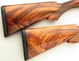 Famars Excalibur BLX 20 pair, 1999, 29.25-inch, tubes, 3-inch, ejectors, extra detachable triggers, engraved, 14.65 LOP, high condition, case, layaway - Image 12 of 15