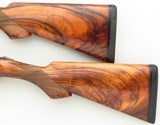 Famars Excalibur BLX 20 pair, 1999, 29.25-inch, tubes, 3-inch, ejectors, extra detachable triggers, engraved, 14.65 LOP, high condition, case, layaway - Image 13 of 15