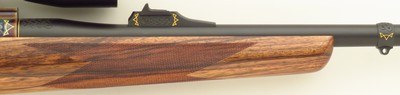 Dakota 76 special order .300 H&H Magnum, engraved, color case, sights, Swarovski, one of a set of three, high condition, layaway - Image 11 of 15