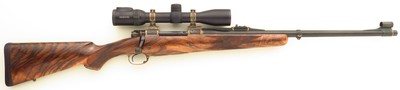 Dakota 76 special order .375 H&H Magnum, engraved, color case, sights, Swarovski, one of a set of three, high condition, layaway - Image 1 of 15